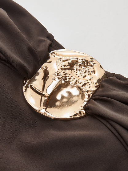 Isabell | Stijlvol Badpak voor Dames - Elegant Design en Metalen Detail