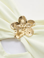 Emée | Elegante Halter Badpak met Strik – One-Piece Dames