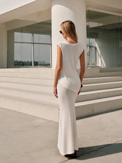 Yashi | Vrouwelijk en Comfortabele Semi Sheer Set - Rok en Top