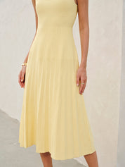 Naima | Ribgebreide Midi Jurk voor Dames