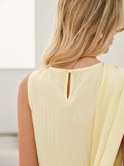 Shifa | Semi-transparante Pastel Top voor Dames