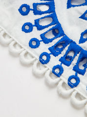 Strapless Zomerjurk van Katoen – Geborduurd & Elegant