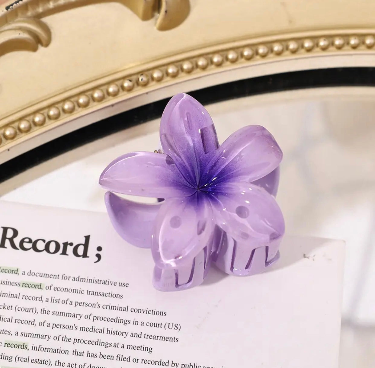 Tulip | Bloemvormige Haarclip – Stevige Grip & Elegant