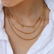 Tesse | Goudkleurige Ketting – Roestvrij Staal 45cm