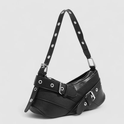 Noella | Chique Mini Handtas met Riempjes