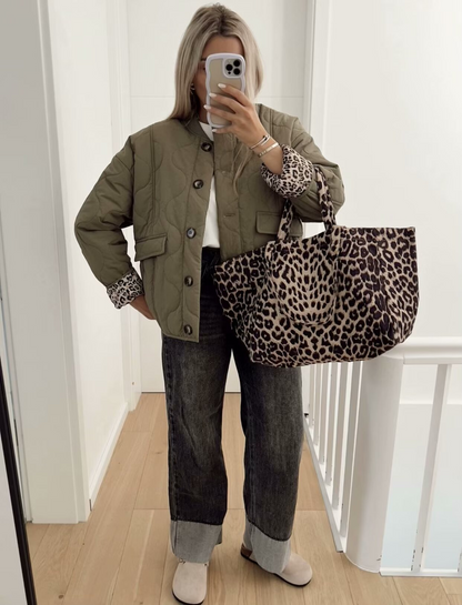 Leonne | Luxe Luipaard Print Jas