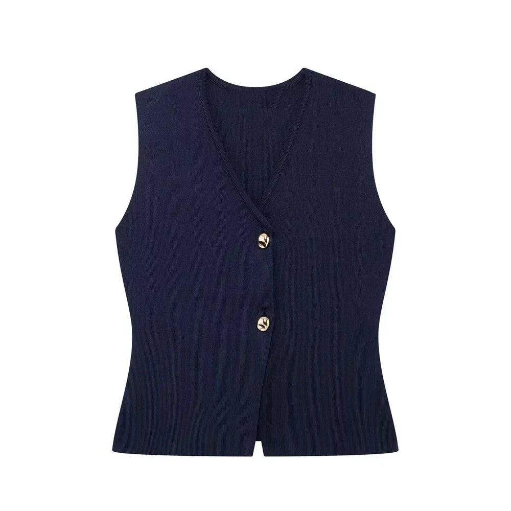 Imara | Mouwloze Gilet Top