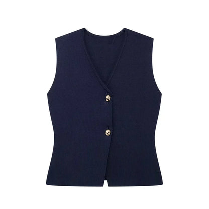 Imara | Mouwloze Gilet Top