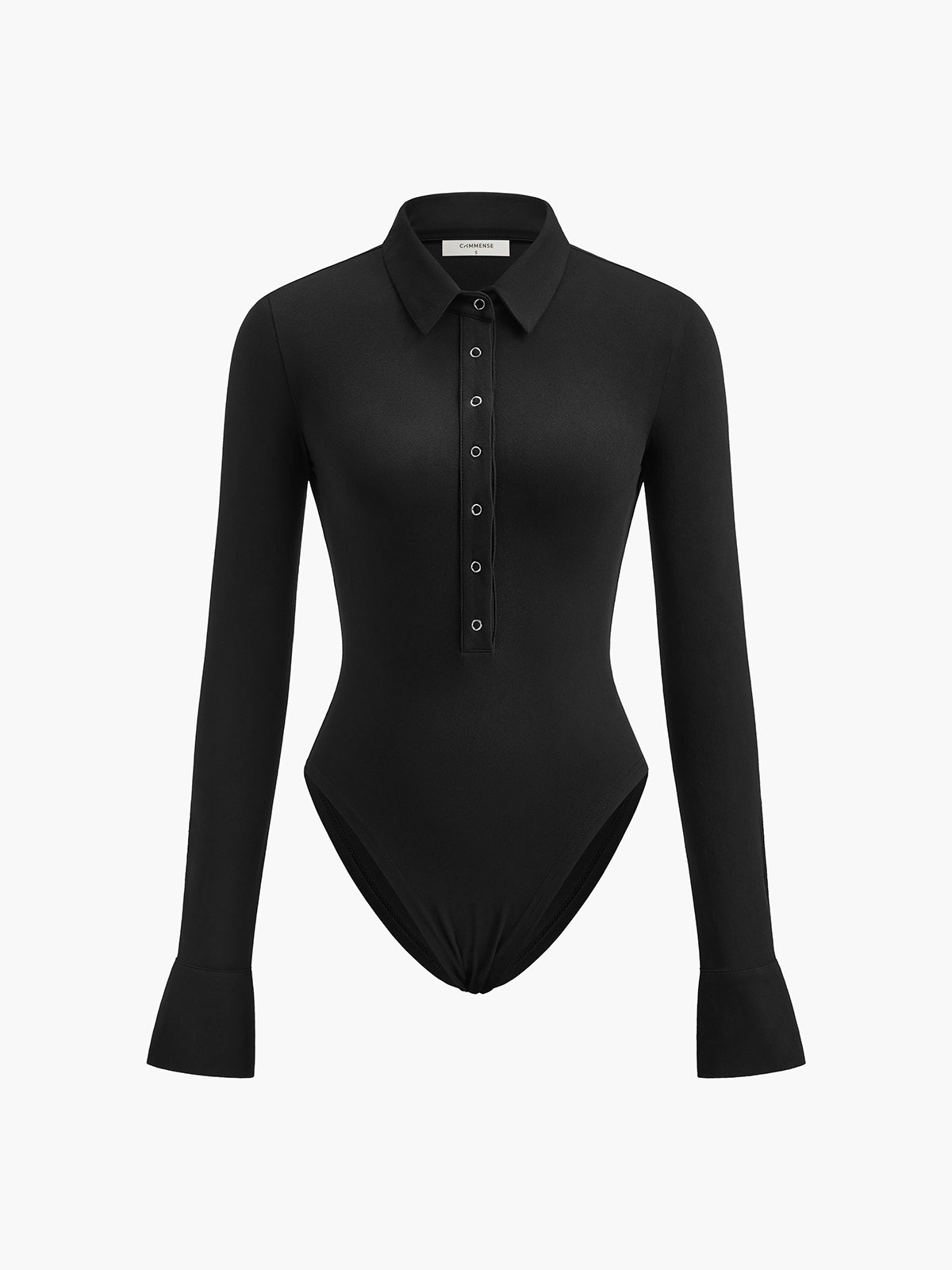 Erodi | Slim Fit Jersey Bodysuit Dames - Stijlvol met Lange Mouwen