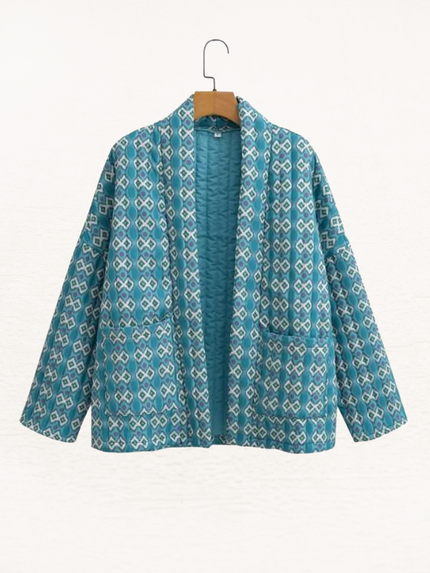 Anneke | Stijlvolle Gewatteerde Damesjas met Print