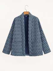 Anneke | Stijlvolle Gewatteerde Damesjas met Print