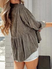 Juno | Stijlvolle Corduroy Jasje Dames - Comfortabel en Veelzijdig