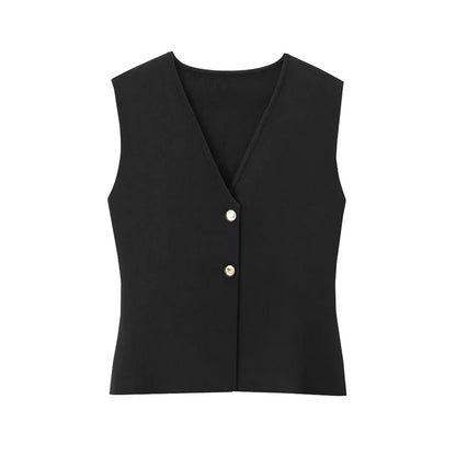 Imara | Mouwloze Gilet Top