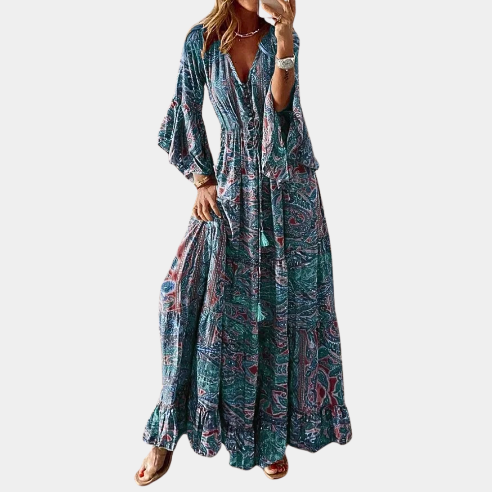 Quinn | Boheemse Maxi Jurk