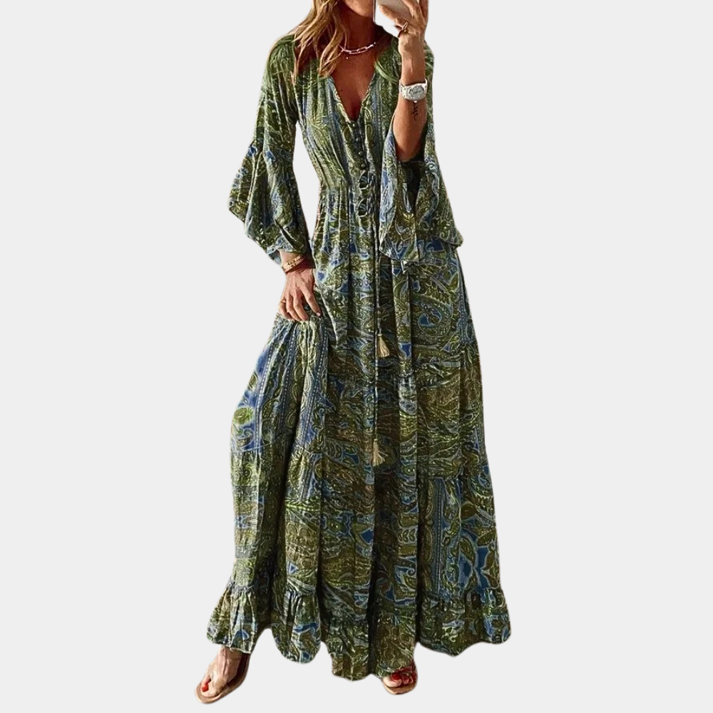 Quinn | Boheemse Maxi Jurk