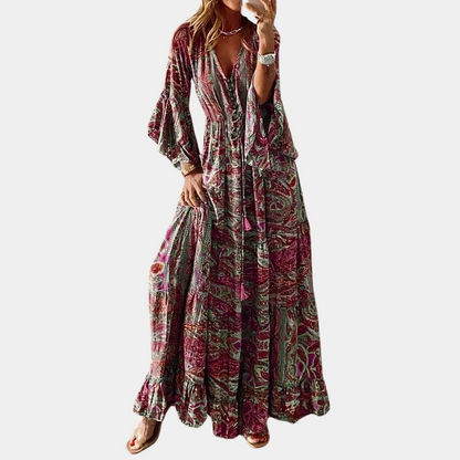 Quinn | Boheemse Maxi Jurk