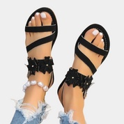 Marwa | Stijlvolle Platte Sandalen