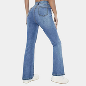 Pippa | Flaired Dames Jeans met Hoge Taille