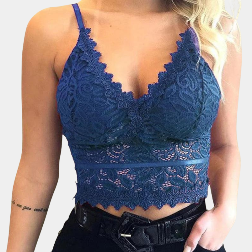 Naolin | Kanten Dames Cropped Top