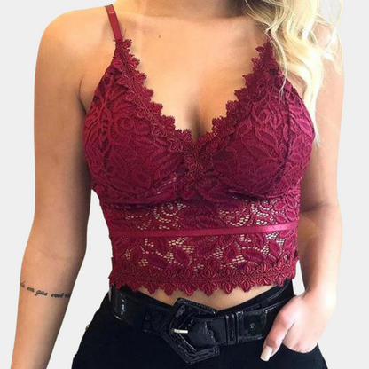 Naolin | Kanten Dames Cropped Top