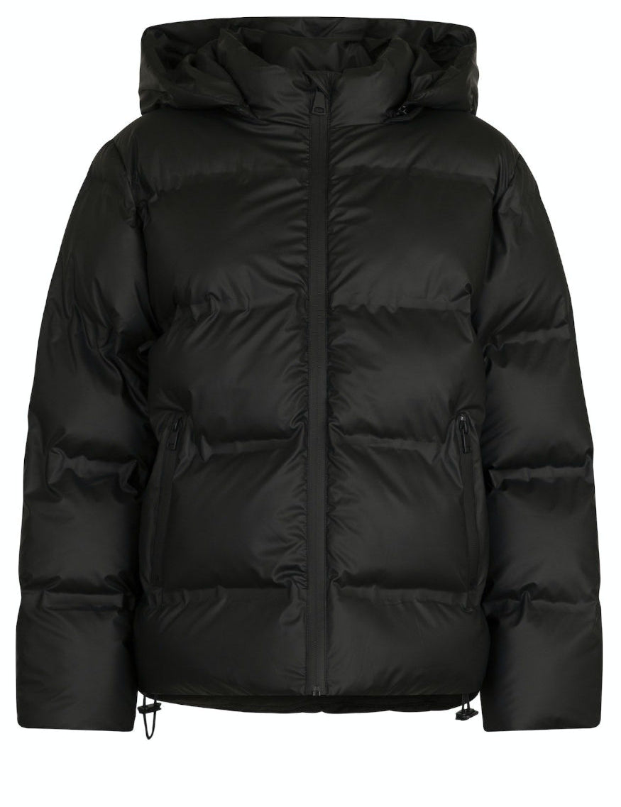 Carmen | Dames Donsjack met Capuchon - Tijdloos Zwart, Warm en Comfortabel 1