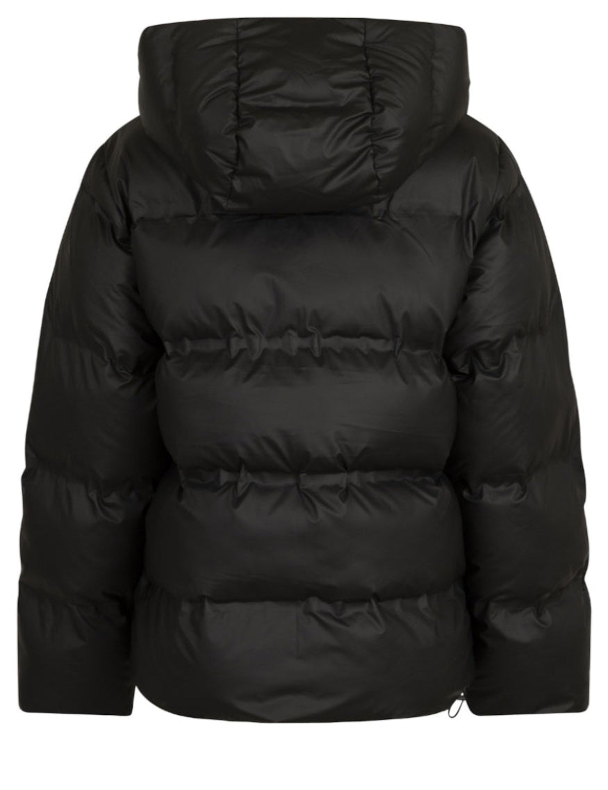 Carmen | Dames Donsjack met Capuchon - Tijdloos Zwart, Warm en Comfortabel 2