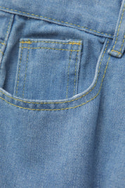 Caro | Dames Spijkerbroek - Wijde Pijpen met Meerdere Zakken, Casual Chic 6