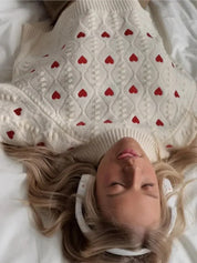 Celia | Dames Trui - Zachte Stof met Hartdetail 2