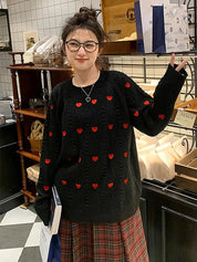 Celia | Dames Trui - Zachte Stof met Hartdetail 3