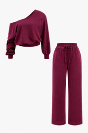Minova | Tweedelige Comfy Set Dames - Trendy Top en Broek