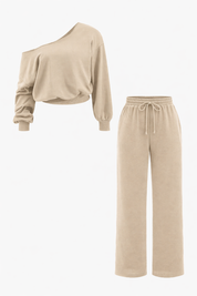 Minova | Tweedelige Comfy Set Dames - Trendy Top en Broek