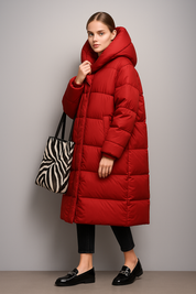 Amara | Gewatteerde Lange Winterjas Dames - Comfortabel, Hoogwaardige Isolerende Stof