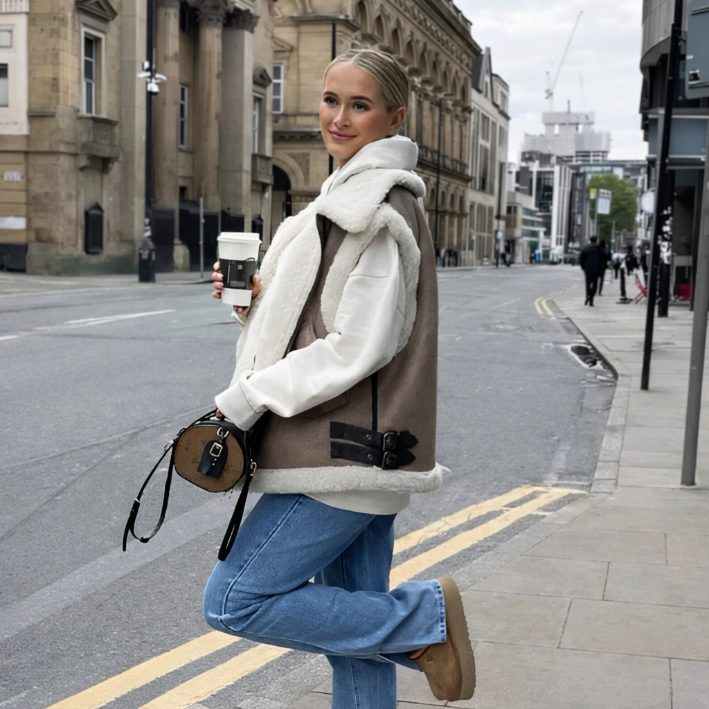 Clinty | Trendy Faux Fur Vest met Teddy Voering – Warm & Modieus