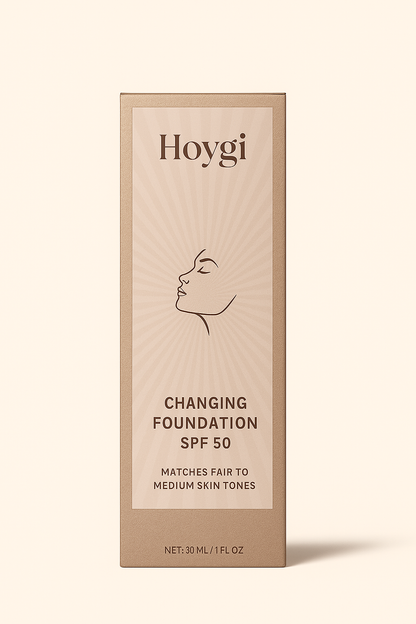 Hoygi | Changing Foundation - voor Lichte tot Medium Huidtinten