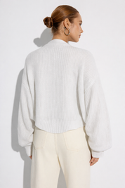 Megan | Comfy Vest Dames - Elegante, Trendy Pofmouwen