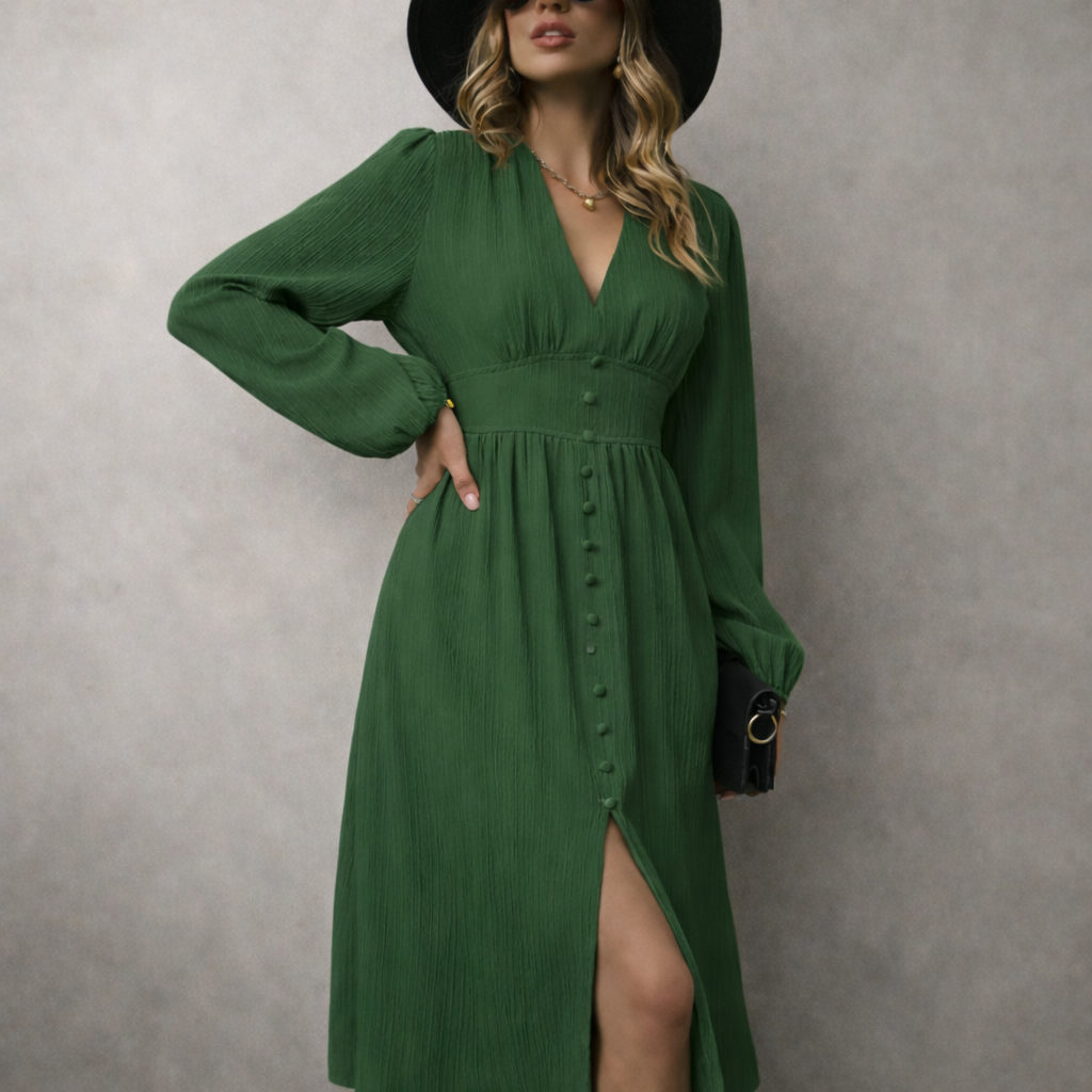 Sade | Vintage-Chique Maxi Jurk