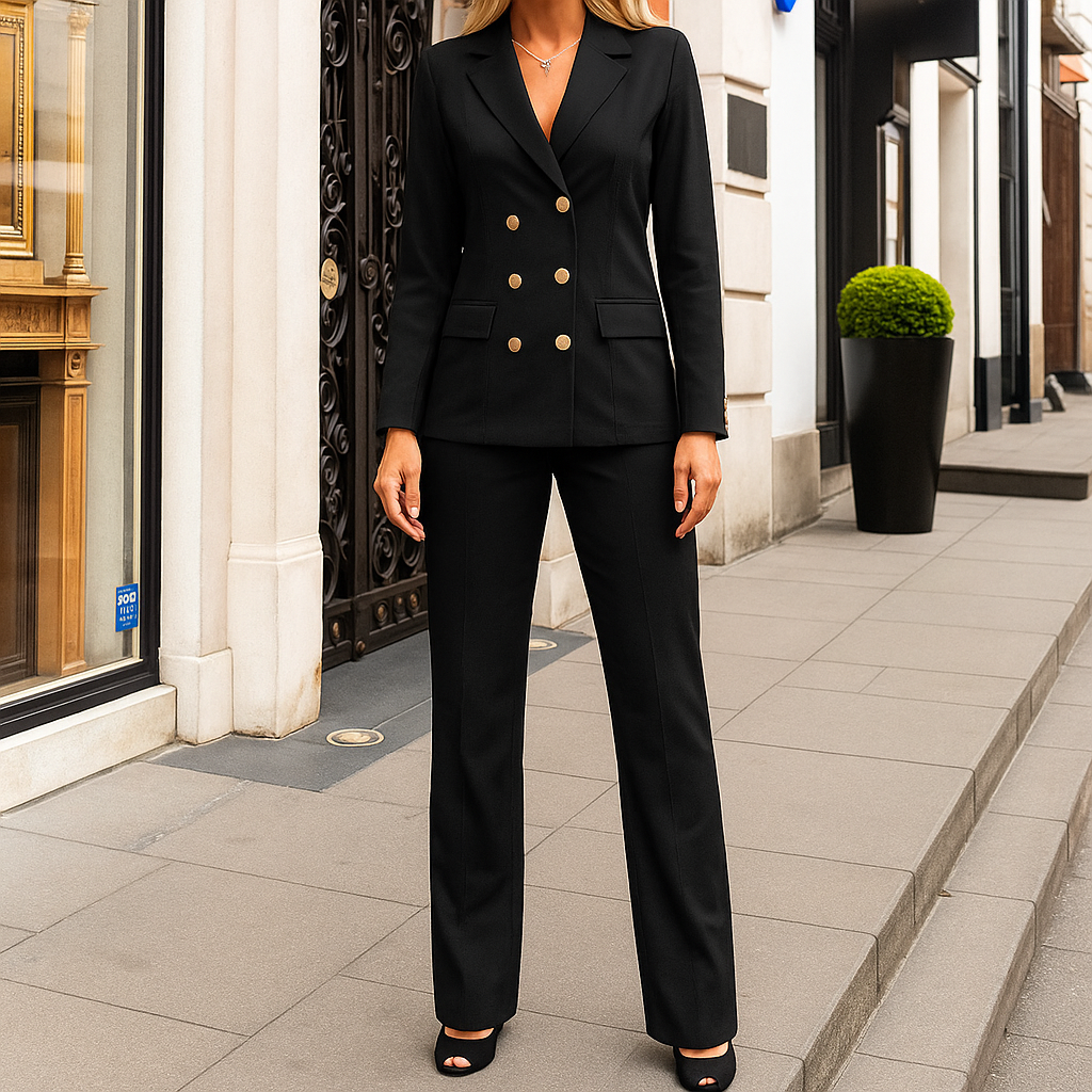 Sylvie | Elegant Tweedelig Blazer Pak voor Dames
