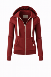 Jutta | Comfortabele Fleece Dames Hoodie met Verstelbare Capuchon