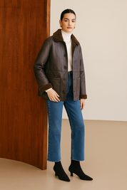 Dura | Dubbelzijdig Faux Leder Jas met Fleece - Stijlvol en Comfortabel