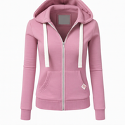 Jutta | Comfortabele Fleece Dames Hoodie met Verstelbare Capuchon
