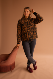 Bomberjack met Luipaard Print