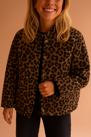 Bomberjack met Luipaard Print