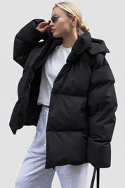 Georgina | Warme Puffer Jack Dames - Hoogwaardige Winterjas, Stijlvol en Comfortabel