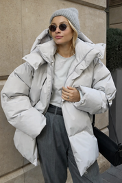 Georgina | Warme Puffer Jack Dames - Hoogwaardige Winterjas, Stijlvol en Comfortabel