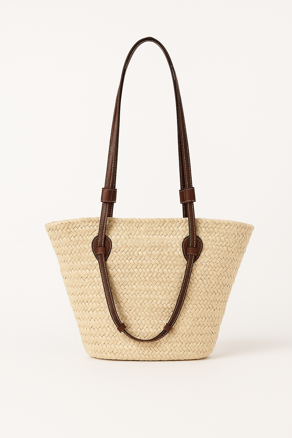 Harper | Grote Raffia Schoudertas voor Dames