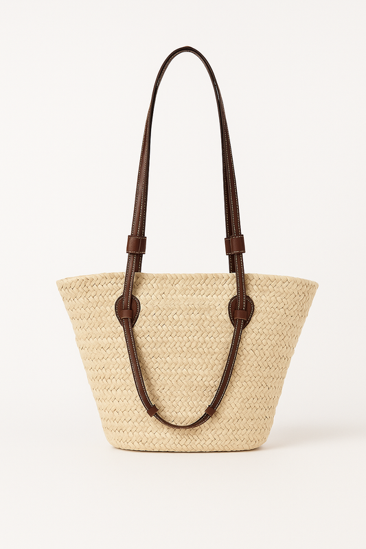 Harper | Grote Raffia Schoudertas voor Dames