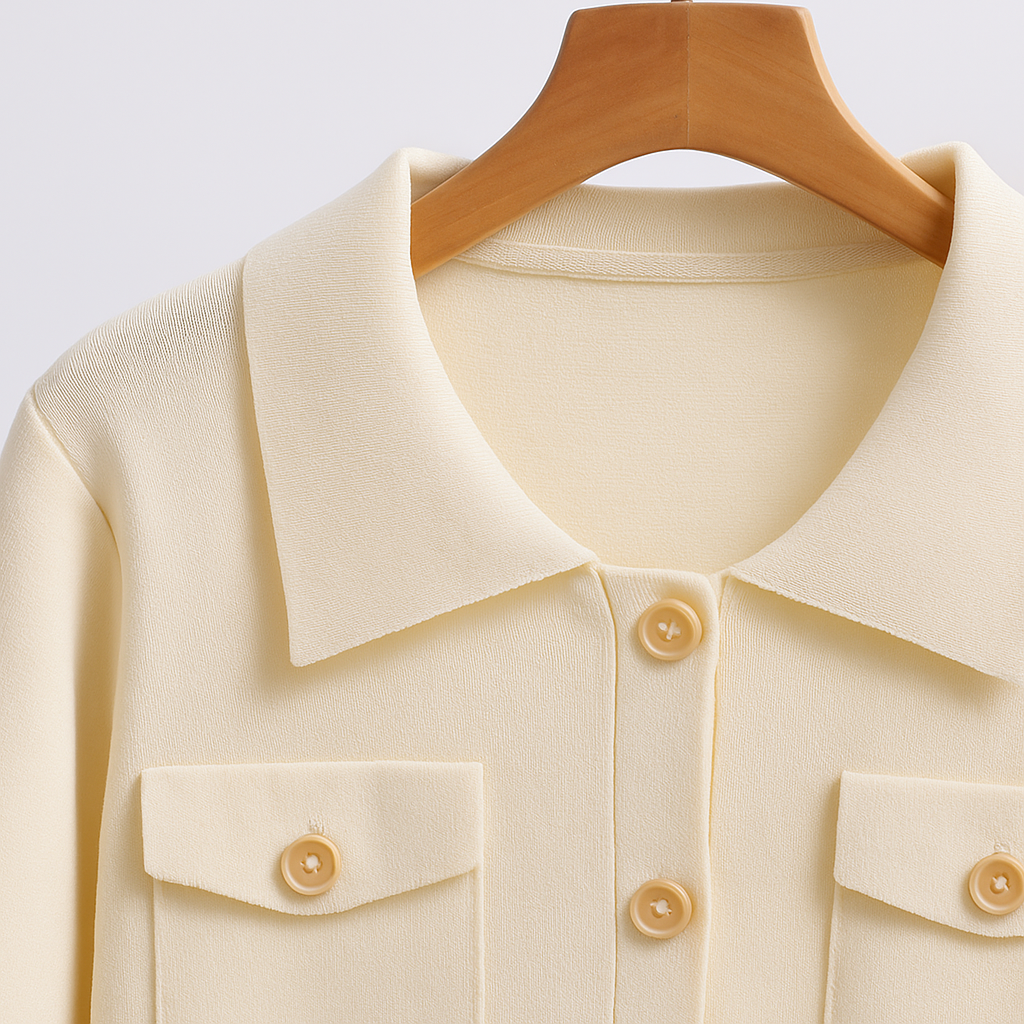 Luxe Tweedelige Set - Trui met Korte Mouwen en Lange Rok