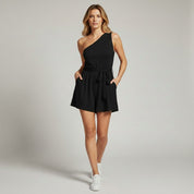 Colista | One-Shoulder Plissé Jumpsuit Dames