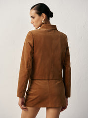 Cora | Dames Corduroy Jas - Lange Mouwen, Winterstijl