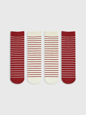 Cris | Comfy Unisex Sokken - Hoogwaardige Katoen, Gestreept Ontwerp